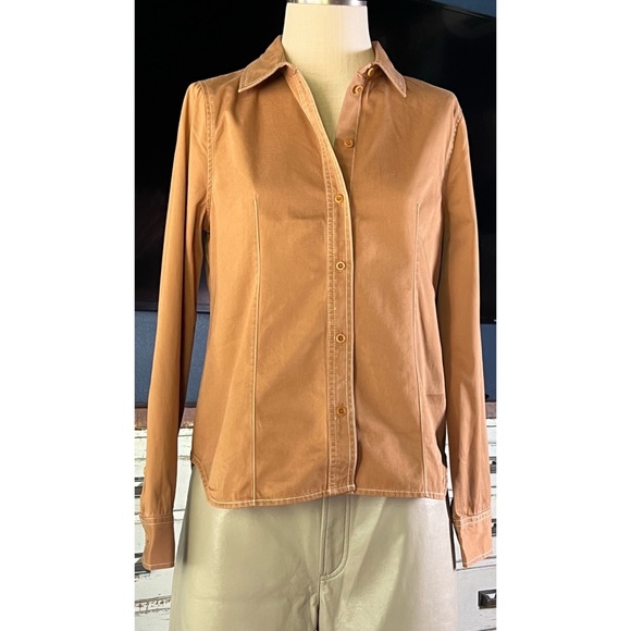 Madewell Darted Buttonup Shirt 8 - Picture 6 of 12